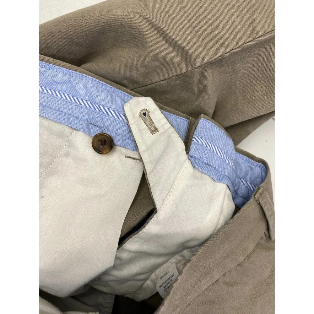 J. Crew‎ Chino Pants Men 32x30 Tan Khaki Cotton Straight Leg Casual Workwear